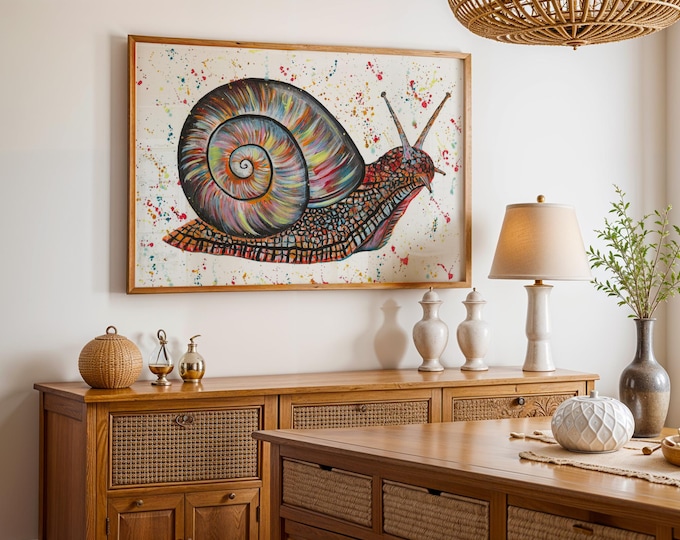 Snail Wall Art Print