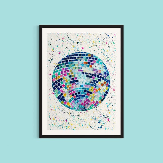 Disco Ball Art Print