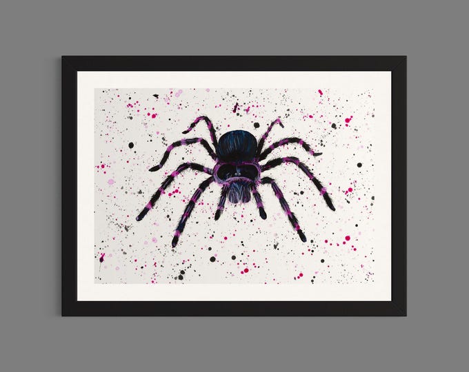 Spider Art Print ‘Quincy’
