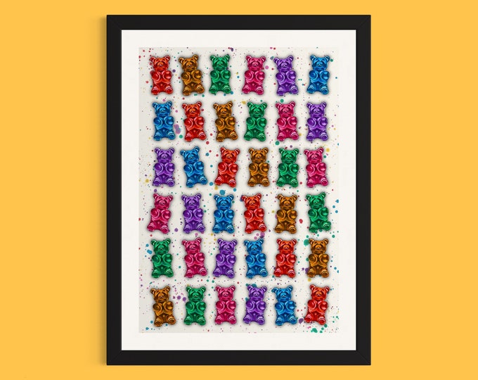Gummy Bear Art Print