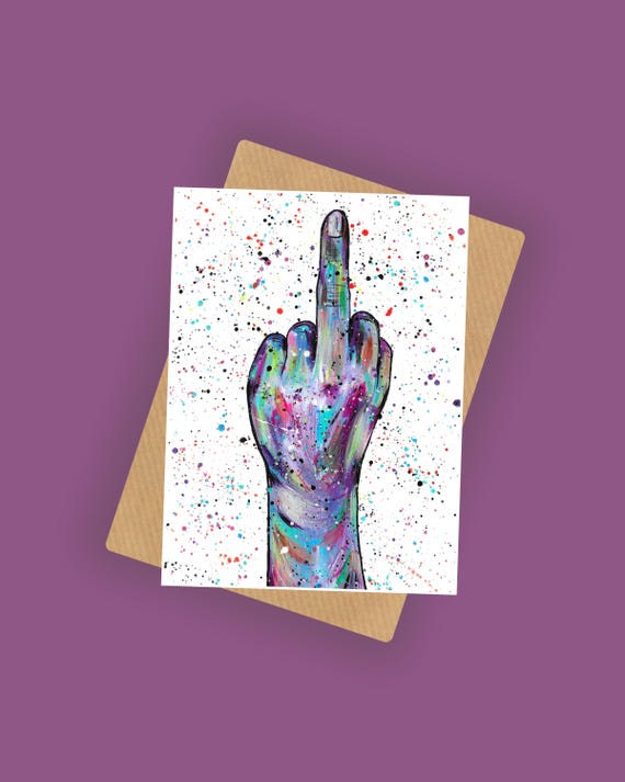 Fuck Off Card, Rude Card, Offensive Leaving Card, Sweary Gifts, Greetings Card, Leaving Card, Blank Card, Rude Funny Card