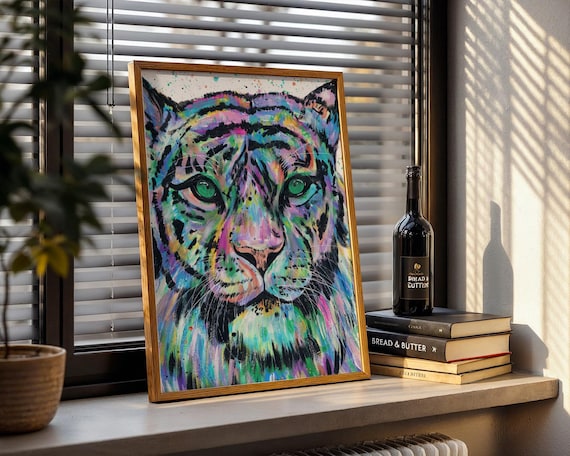 Tiger Art Print ‘Raja’