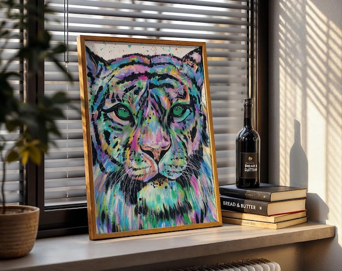 Tiger Art Print ‘Raja’