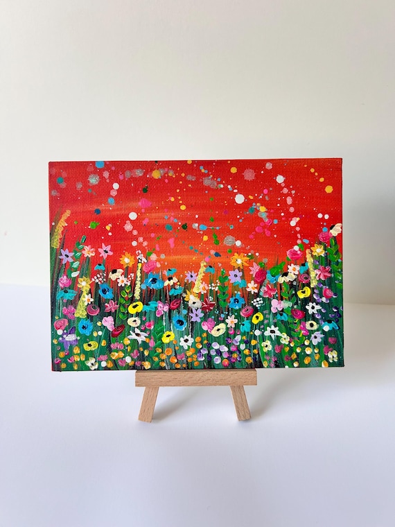 Wildflowers Original Painting, Series 1 - No 6/12