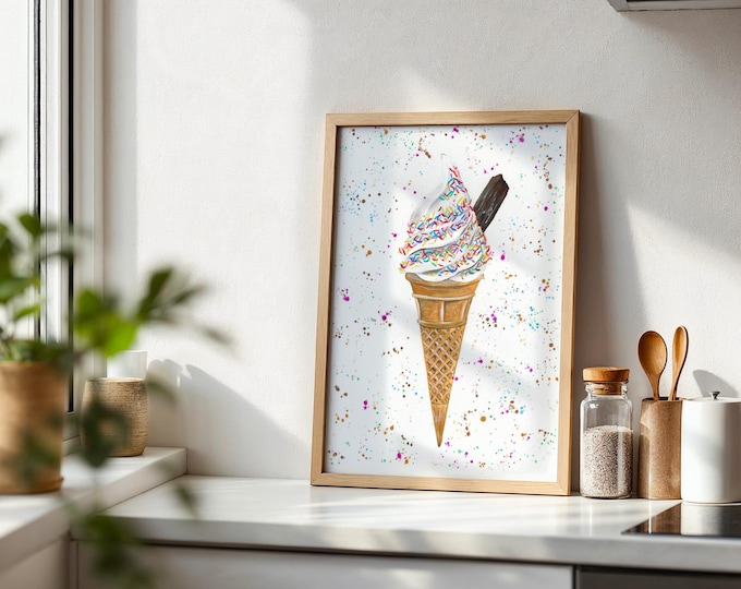 99’ Ice Cream Art Print