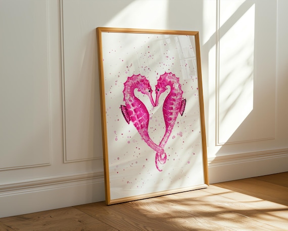 Seahorse Art Print