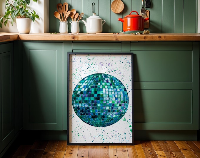 Disco Ball Art Print