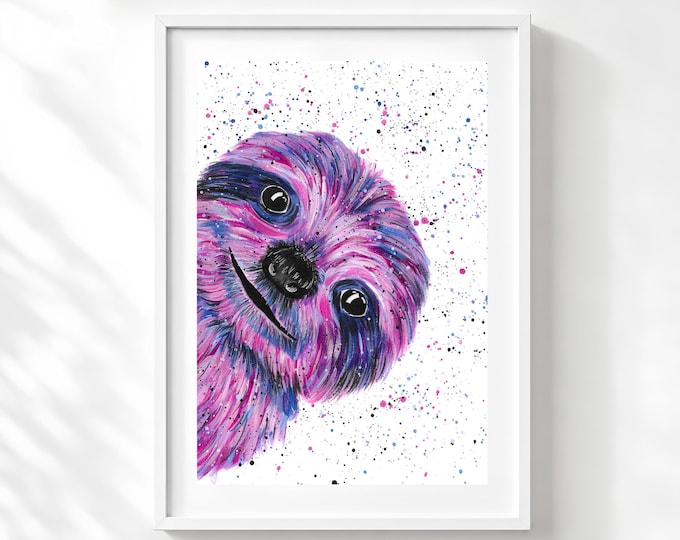 Sloth Art Print ‘Nancy’