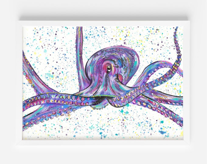 Octopus Original Painting, ‘Olga’