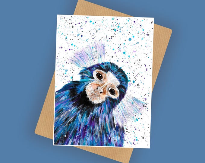 Marmoset Monkey Greeting Card ‘Ricky’