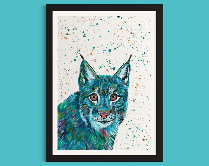 Canadian Lynx Art Print ‘Nova’