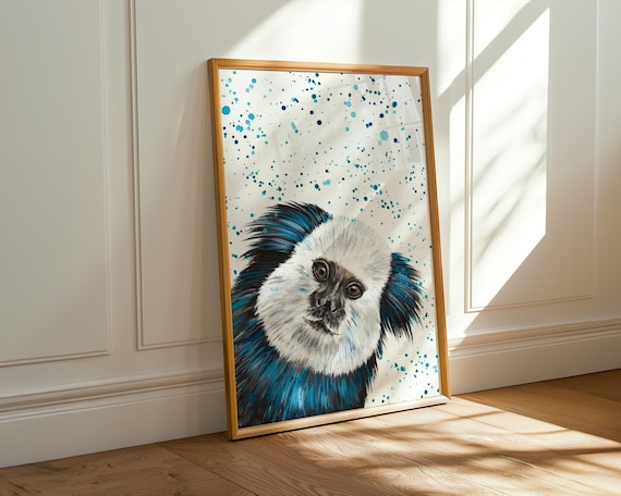 Marmoset Monkey Art Print ‘Dexter’