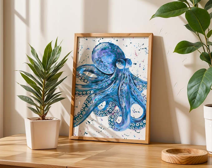 Octopus Art Print