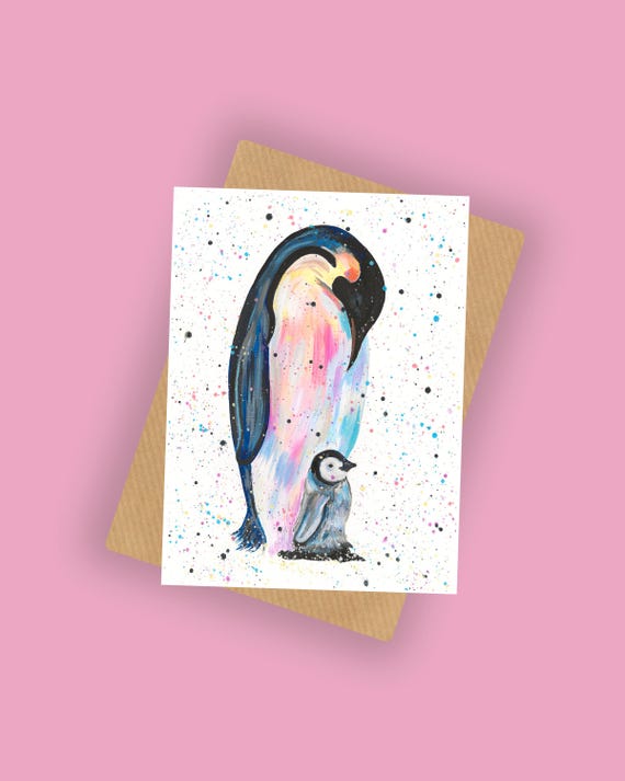 Penguins Greeting Card