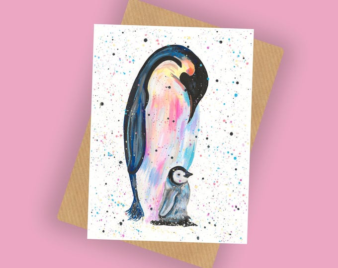 Penguins Greeting Card