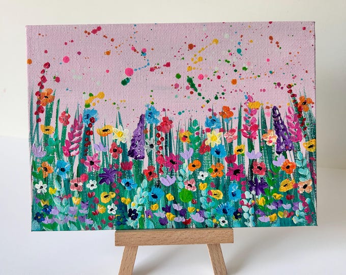 Wildflowers Original Painting Series 1 - No 3/12
