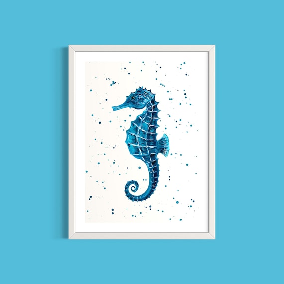 Seahorse Art Print