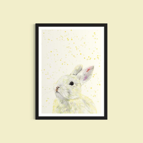 Bunny Art Print ‘Lulu’