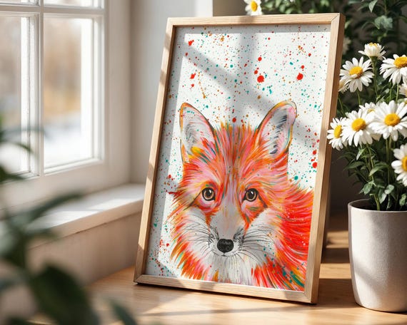 Fox Art Print ‘Casper‘