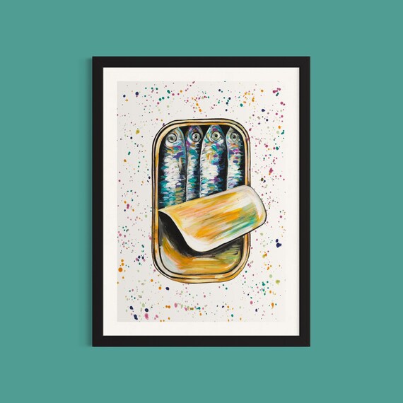 Tinned Sardines Art Print