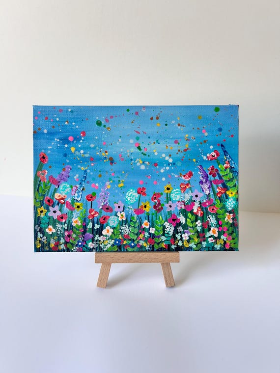 Wildflowers Original Painting, Series 1 - No 10/12