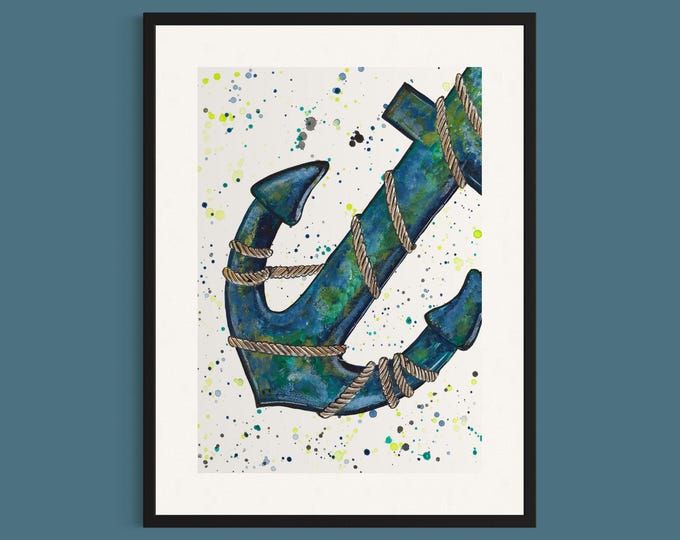 Ships Anchor Art Print
