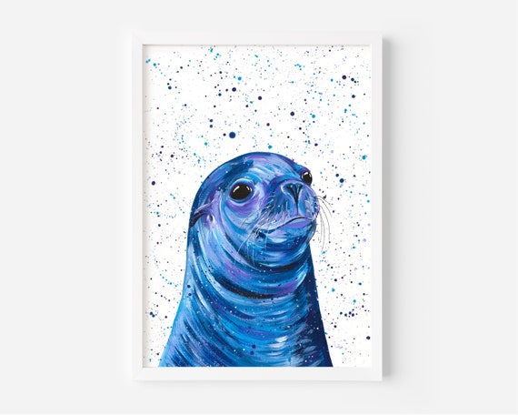 Sea Lion Painting ‘Claude’