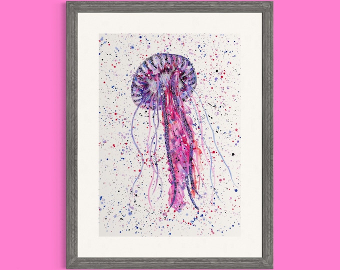 Jellyfish Art Print ‘Joanna’