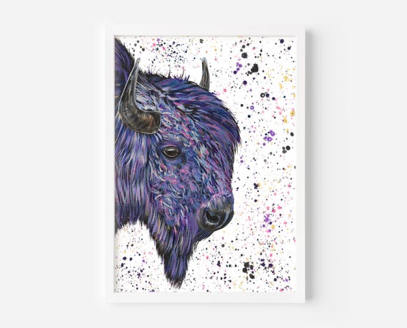 Bison Original Painting ‘Banjo’