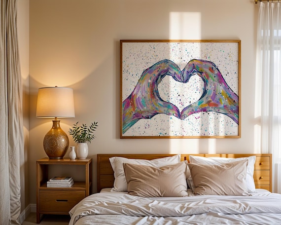 Heart Hands Print