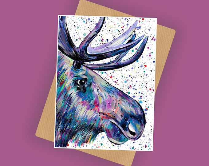 Moose Greeting Card ‘Maddy’