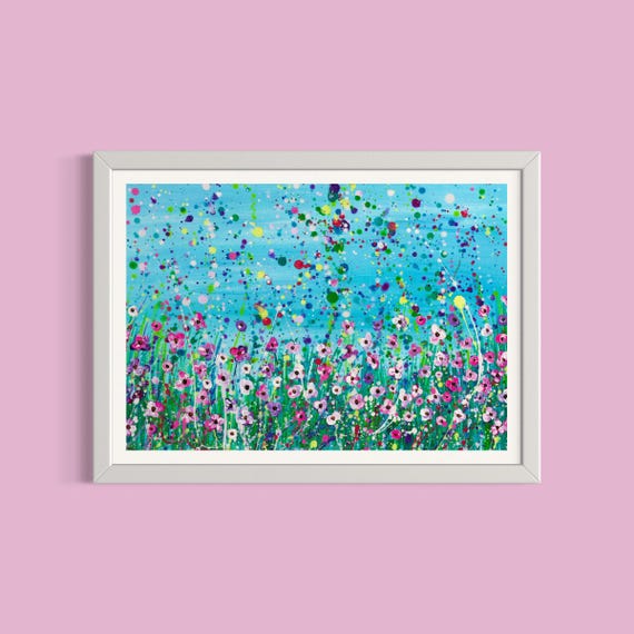 Wildflowers Art Print ‘Spring Joy’