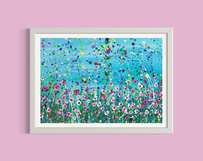 Wildflowers Art Print ‘Spring Joy’