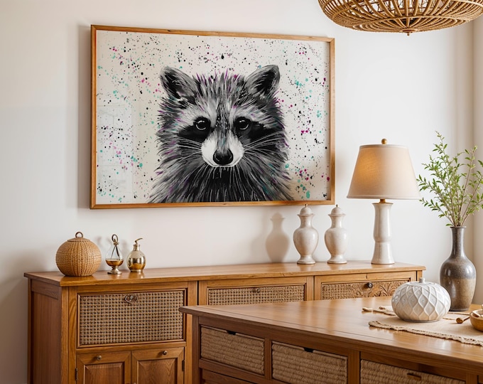 Raccoon Art Print ‘Ralph’
