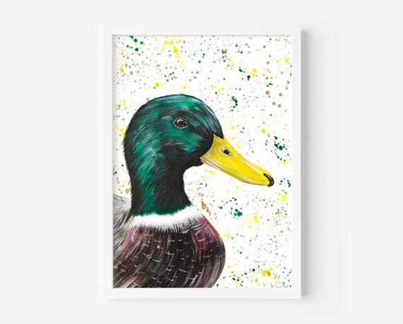 Mallard Duck Original Acrylic Painting