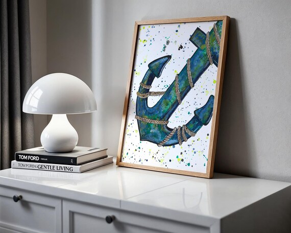 Ships Anchor Art Print