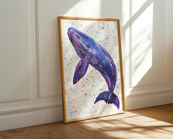 Humpback Whale Art Print ‘Lorna’