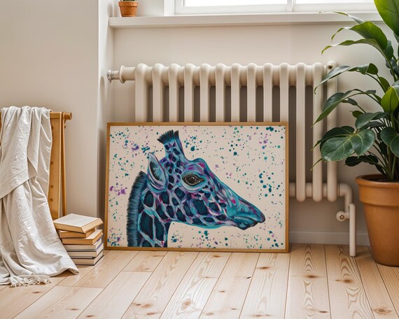 Giraffe Art Print ‘Jonty’