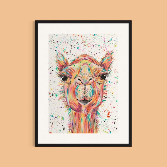 Camel Art Print ‘Jeffrey’