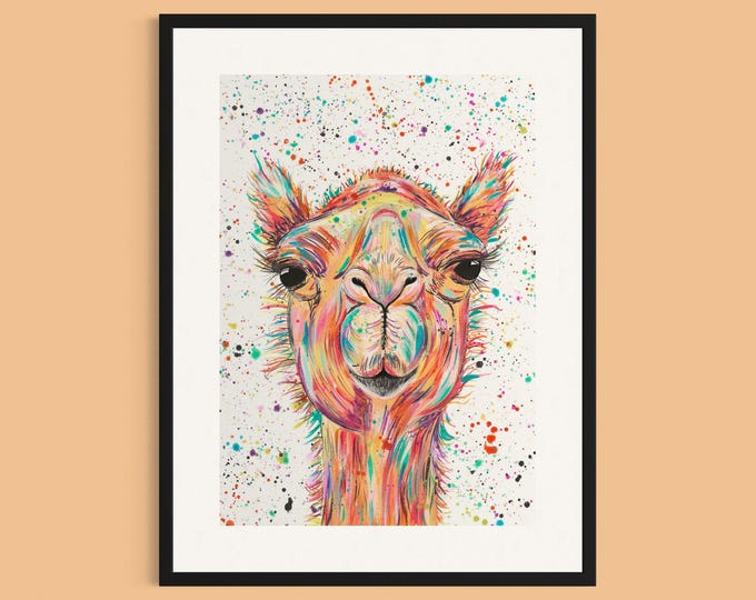 Camel Art Print ‘Jeffrey’