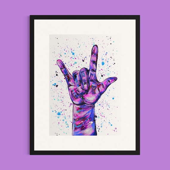 Art Print ‘I Love You’