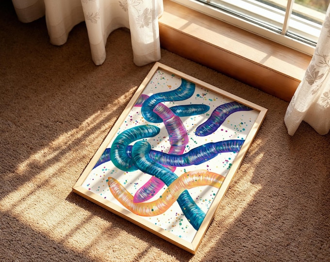 Worms Art Print