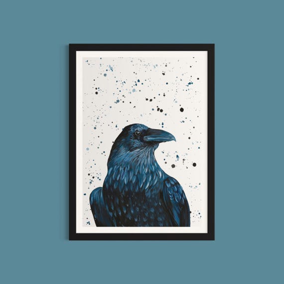 Raven Art Print ‘Axel’