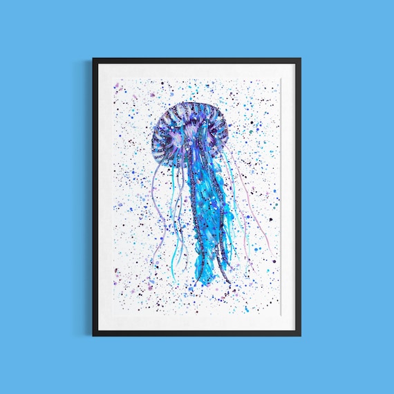 Jellyfish Art Print ‘Joanna’