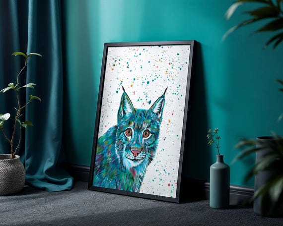 Canadian Lynx Art Print ‘Nova’