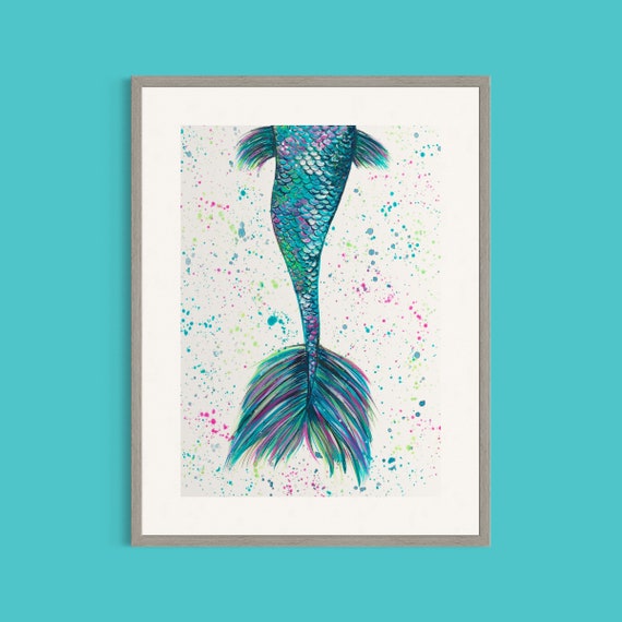 Mermaid Tail Art Print