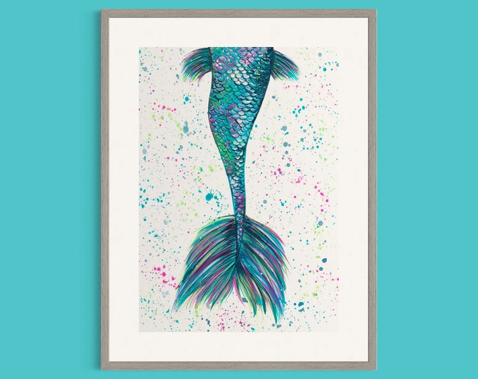 Mermaid Tail Art Print