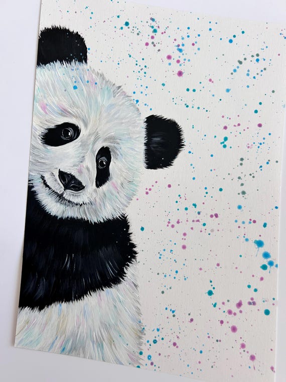 Original Panda Painting