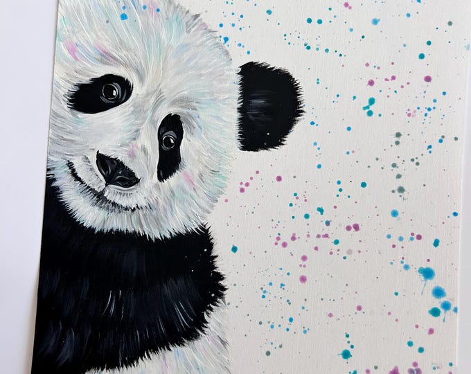 Original Panda Painting