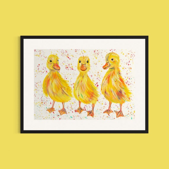 Ducklings Art Print